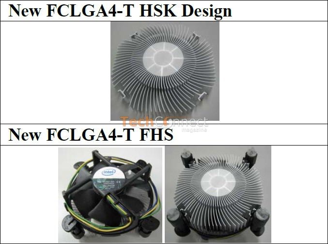 Новый кулер Intel FCLGA4-T FHS